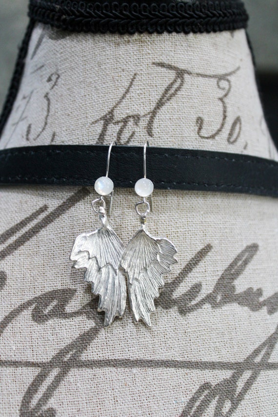 Moon Wings Earrings - Etsy