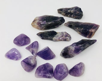 Amethyst crystal, Amethyst Metaphysical Chakra Healing Stone, Protection Crystals for Healing, Amethyst mineral specimen, Butternut Crystal
