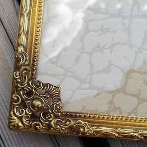 Wedding Photo Frame-Big Vintage Photo Frame-7.5”x10” Ornate Brass Picture Frame-Vintage 60s Photo Frame-Vintage Frame-Home Décor