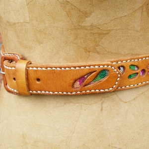 tan belt-leather belt-brown embossed leather belt-vintage leather belt-waist belt-women brown belt-belt for jeans-brown belt-leather buckle