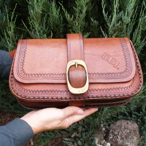 leather lace vintage purse boho hand bag shoulder handbag bag tan brown leather handmade bohemian bag
