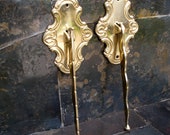 brass hooks, vintage hooks, brass hanger, home decor, brass keys coat hook, entryway hooks, wall hanger, brass door hooks