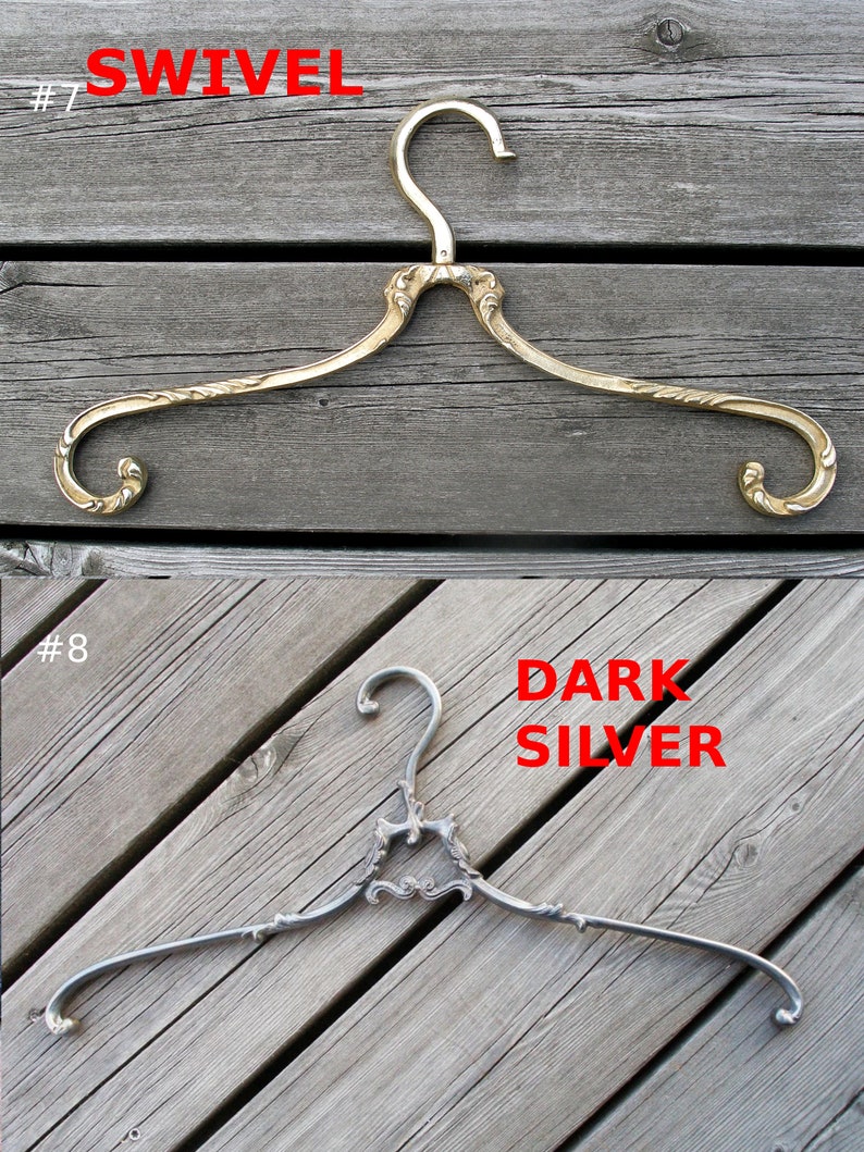 Vintage Brass Wedding Dress Hangerantique Bridal Hangersold Etsy