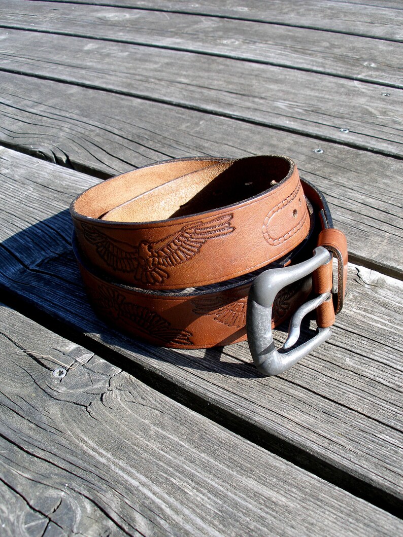 Fossil Joe Homme Ceinture en Cuir Véritable 38mm Décontracté Jeans Ceinture