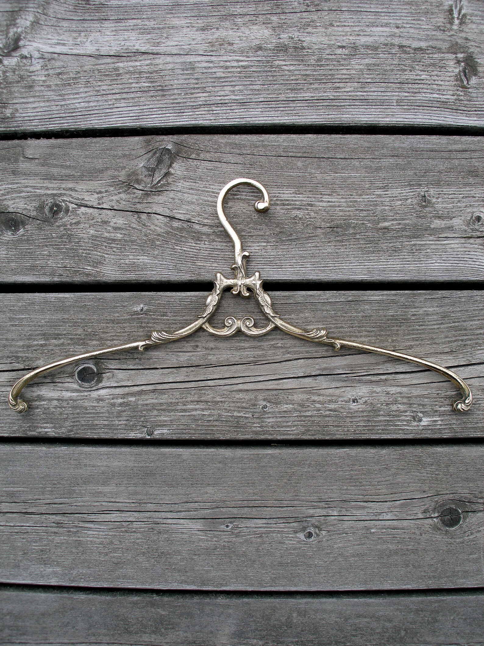Brass Bridal Hangers, Antique Brass Wedding Dress Hangers, Vintage ...