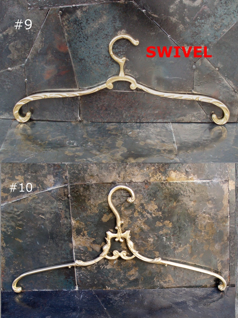 Vintage brass wedding dress hangerantique bridal hangersold Etsy