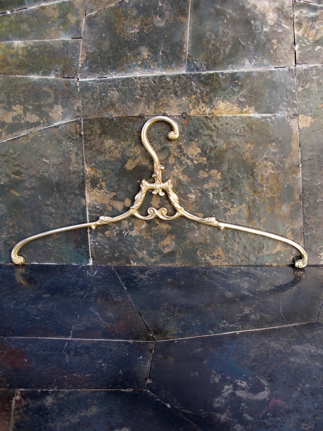 Antique Brass Wedding Dress Hangers, Brass Bridal Hangers, Vintage