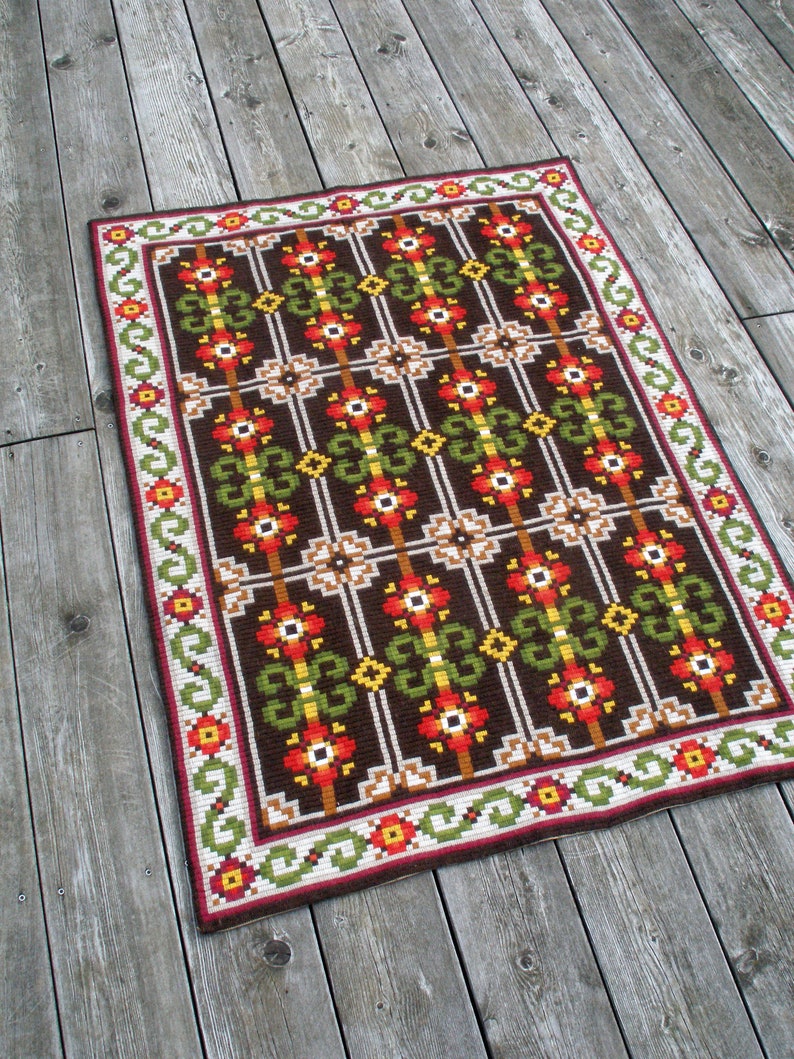 Kilim Boho Rustic Decor Handwoven Rug Hallway Runner Rugs Etsy