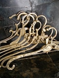 Wedding Dress hanger - Solid Brass Clothes Hanger - Vintage Ornate Wardrobe Decor product logo