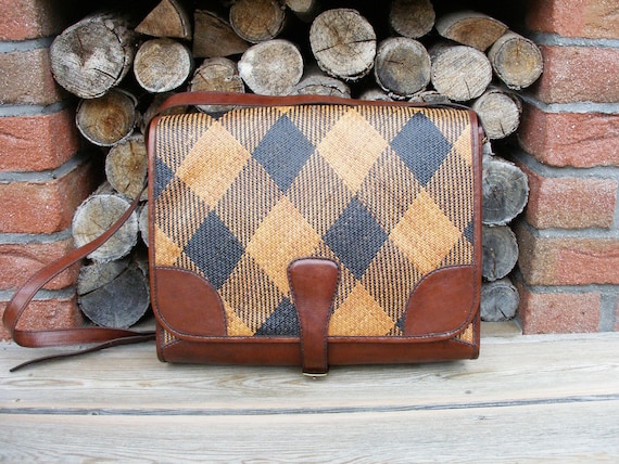 Geflochtene Ledertasche, Geflochtene Crossbody Geldbörse