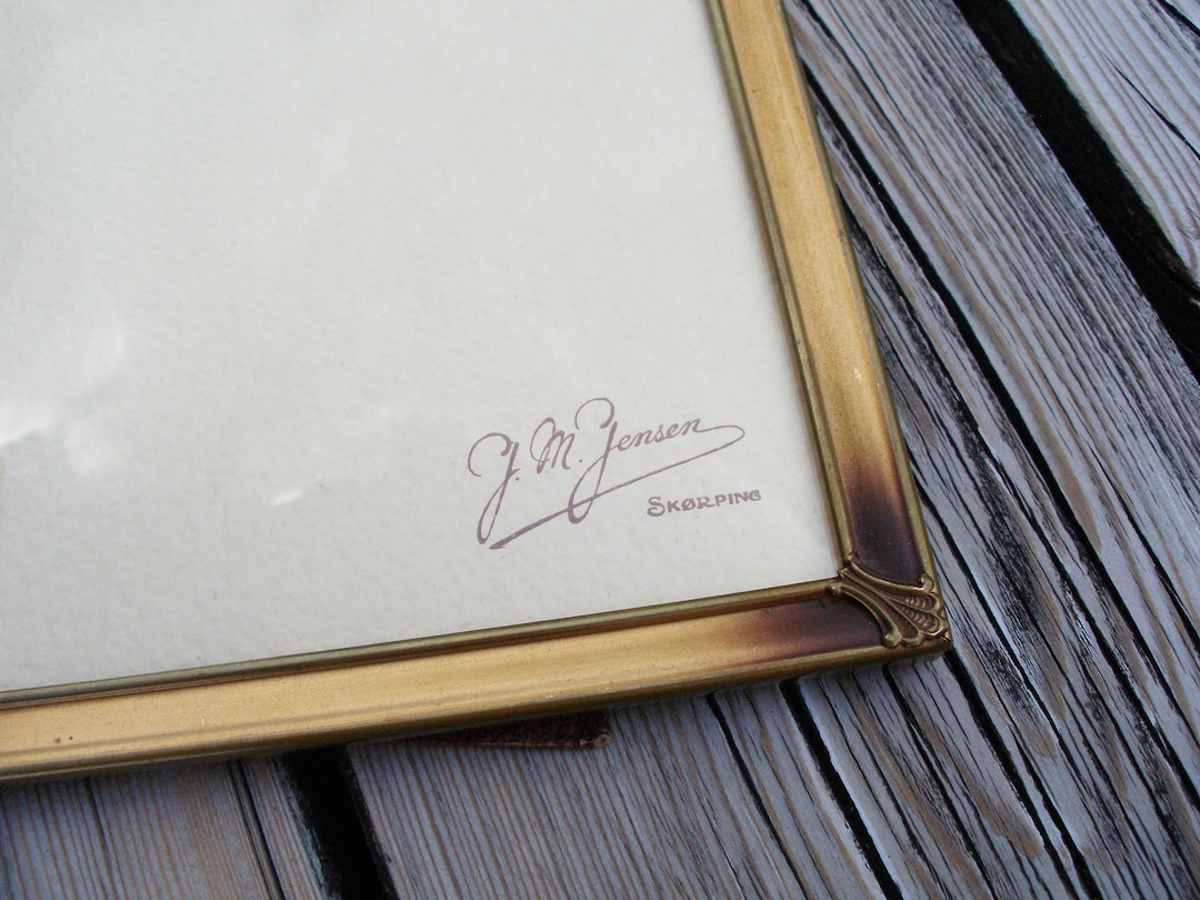 Photo Frame-brass Wedding Picture Frame-vintage Photo Frame-ornate ...