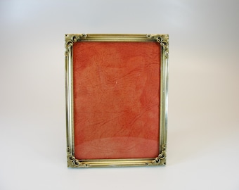 Ornate brass frame, Vintage brass photo midi frame with convex glass, Brass picture frame, Picture, Photo frame, Home décor
