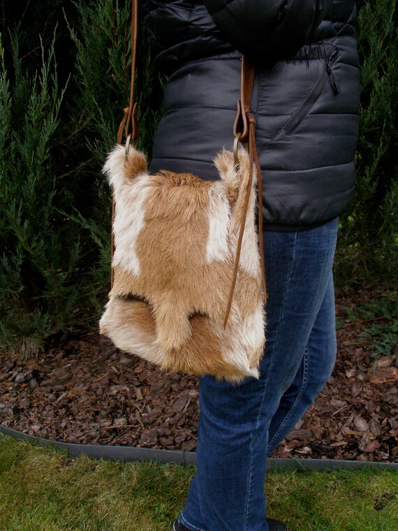 Fur Bag, Women Leather Bag, Fur Clutch Bag, Should