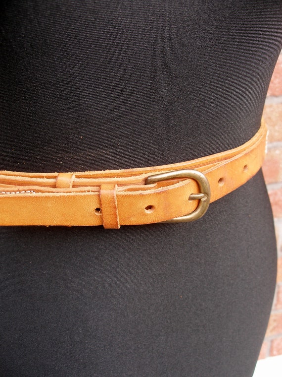 20mm Ladies Waist Fashion Handmade Leather Belt Set Offer For Dresses Jeans Wear
