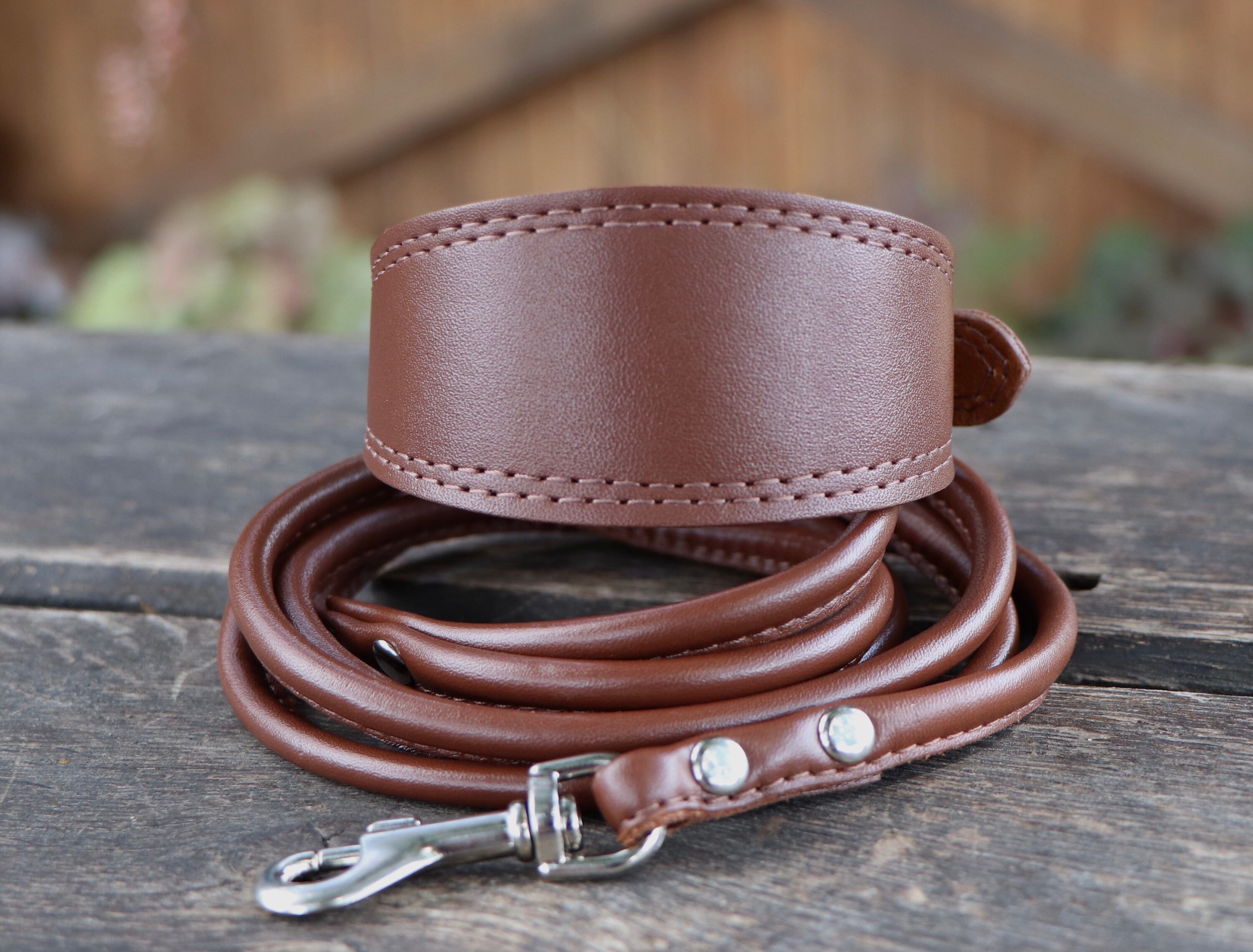 Leather Italian Greyhound collar Sighthound collar Whippet Etsy
