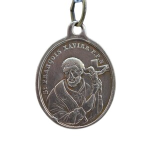 Zeldzame medaille Sint-Franciscus Xavier, patroonheilige van de missionarissen