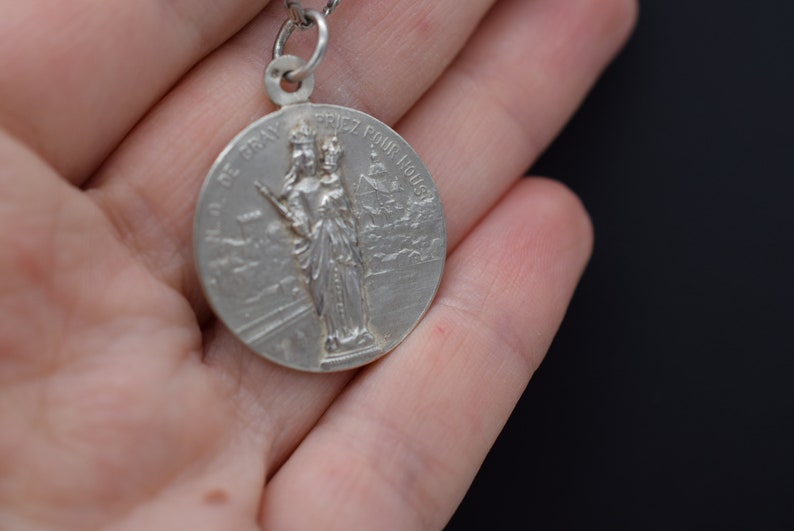 Our Lady of Gray Vintage Medal