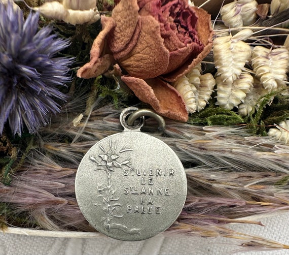 Saint Ann Medal, Virgin Mary and Saint Ann Pendan… - image 4