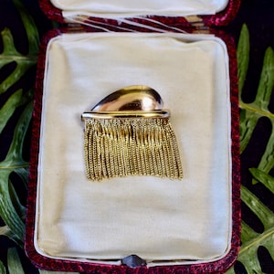 Vintage Gold Brooch, Vintage Elegant Pin, Gift for Her, lapel, scarf, hat, or handbag Accessory