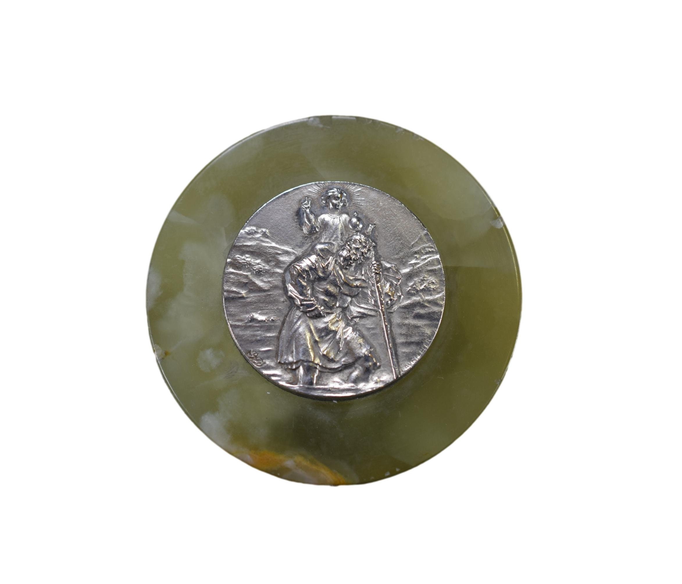 Vintage Saint Christopher Paperweight