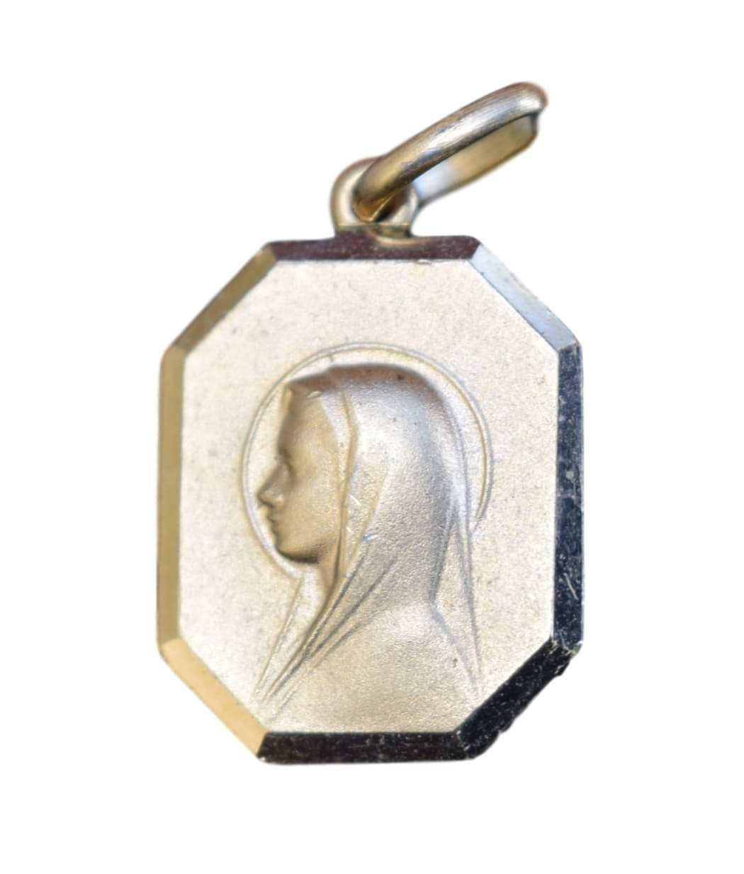 Médaille Notre-Dame Vierge Marie - Français Religieuse Lourdes Medal Pendant Charm Collier de Médail