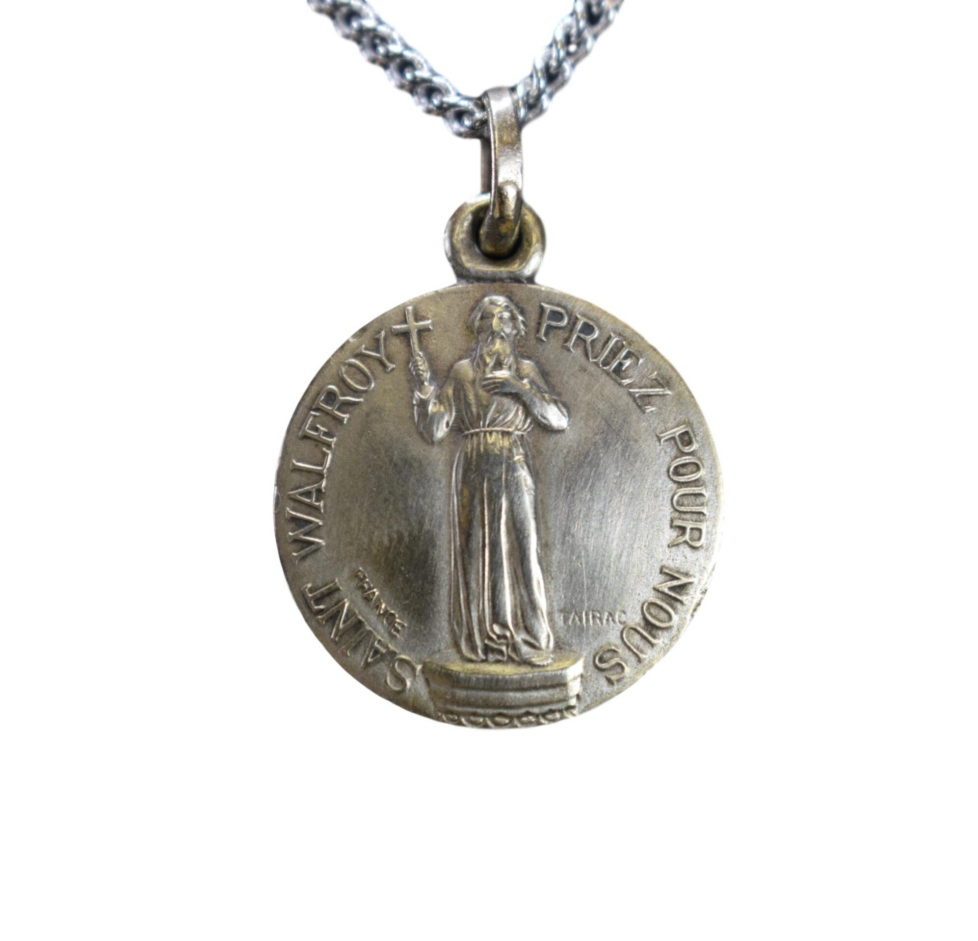 Pendentif Médaille Saint Walfroy Hermitage