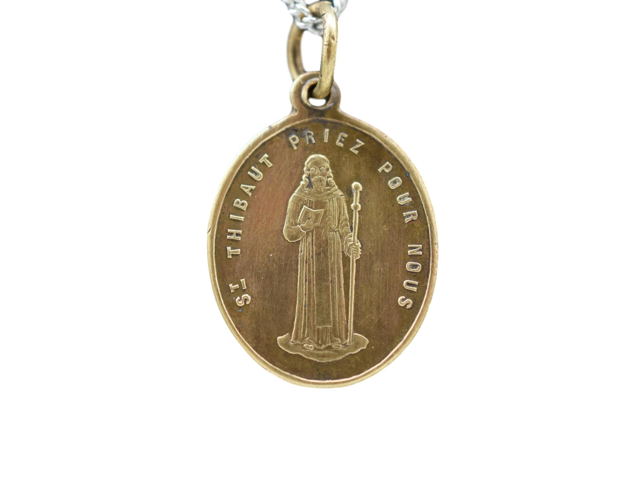 st Theobald Of Provins Medal Saint Thibaut Pendentif