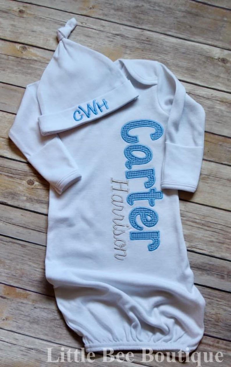 carter's newborn boy coming home outfit