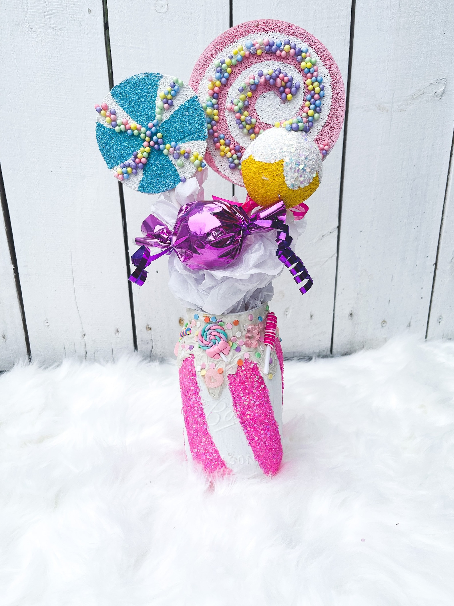 Candyland Centerpieces Candyland Mason Jars Candyland Decor Etsy