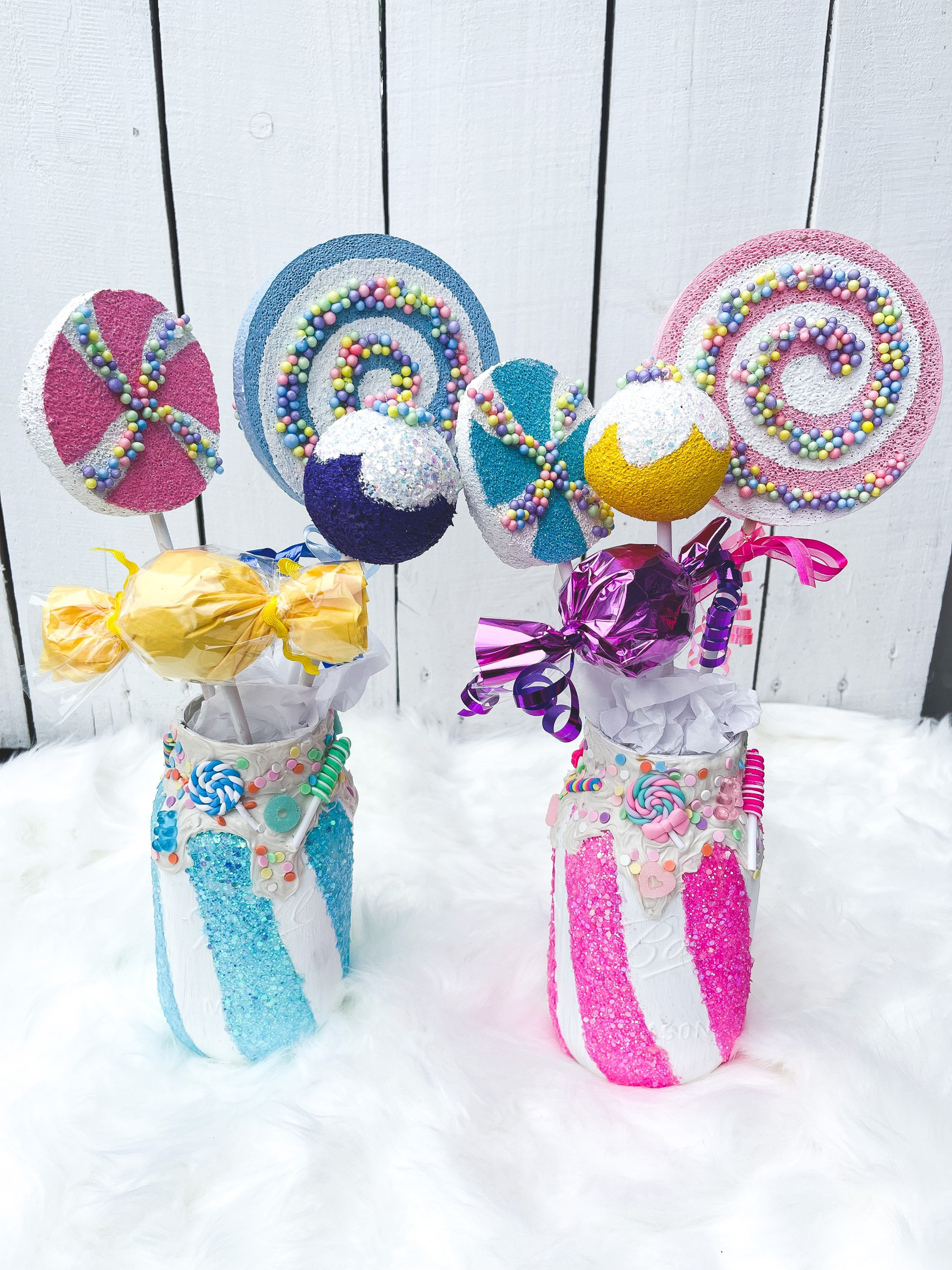 Candyland Centerpieces