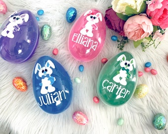 Personalized Easter Eggs, Jumbo Easter Egg, Fillable Easter Egg, Easter Basket Stuffer, Kids Easter, Easter Egg, Kids Easter Gifts