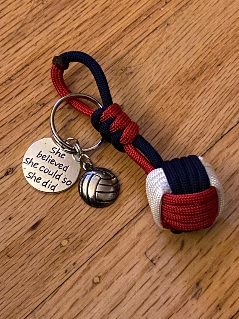 Custom Volleyball Keychains Etsy