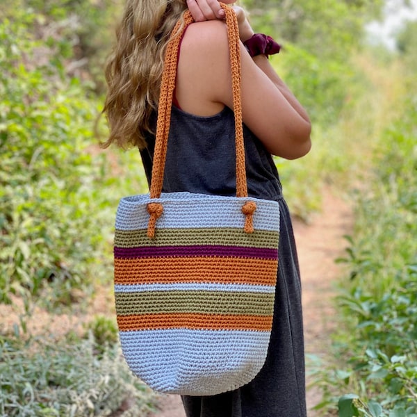 Crochet Shoulder Bag - Etsy