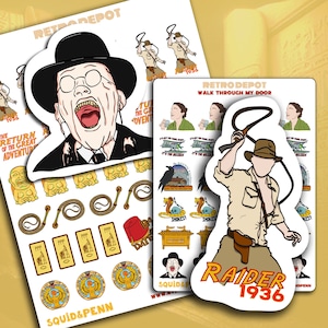 Expedition Set, Raiders Planner Sticker Sheets, Great Adventure Set, Idol