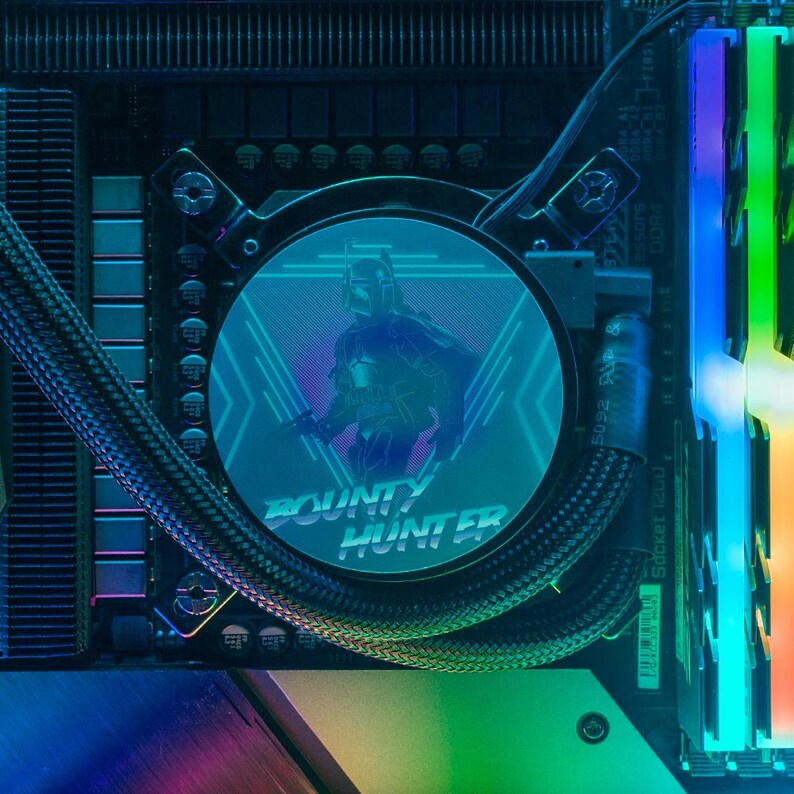 Custom AIO Cover for Cooler Master Masterliquid ML120L RGB V2 Etsy