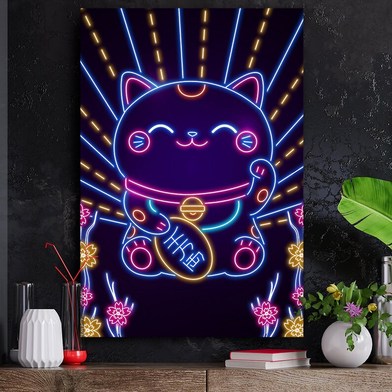 Plexi Glass Wall Art by V1tech artist Donnie Art neon Etsy