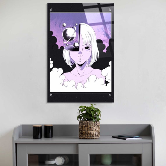 Black Inky Perfume in Purple Wall Art, Canvas Prints, Framed Prints, Wall  Peels