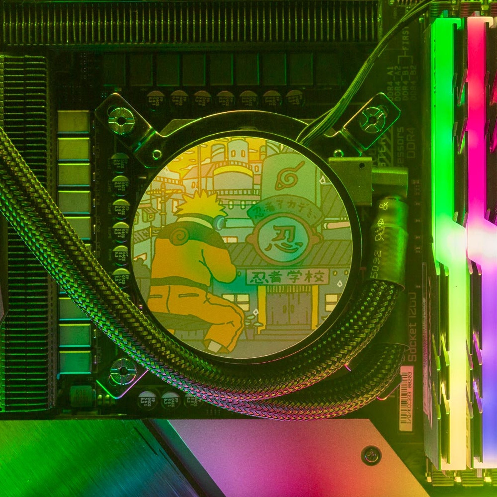 Custom AIO Cover for Cooler Master Masterliquid ML120L RGB V2 Etsy