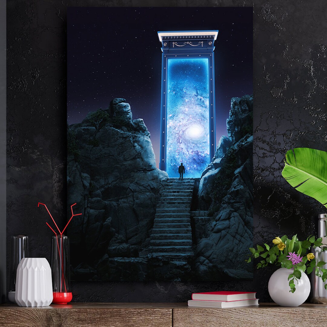 Plexi Glass Wall Art by V1tech artist Nogar007 galaxy Etsy