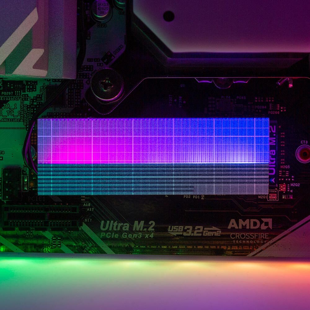 Custom M.2 Heatsink Cover With ARGB Lighting Design Your Own Etsy