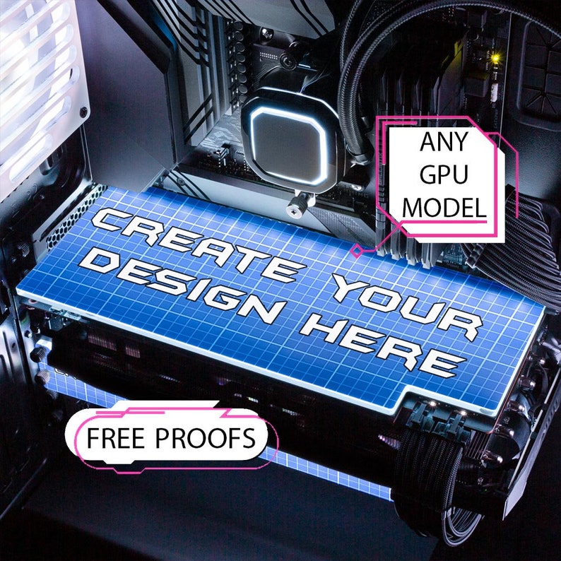 Design Your Own Custom Printed RGB\/A-RGB GPU Backplates