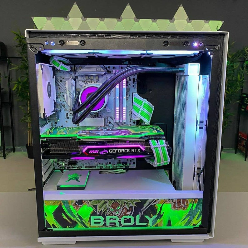 RGB PSU Shroud Cover by V1 Tech Anime Sky artist Syertse Etsy