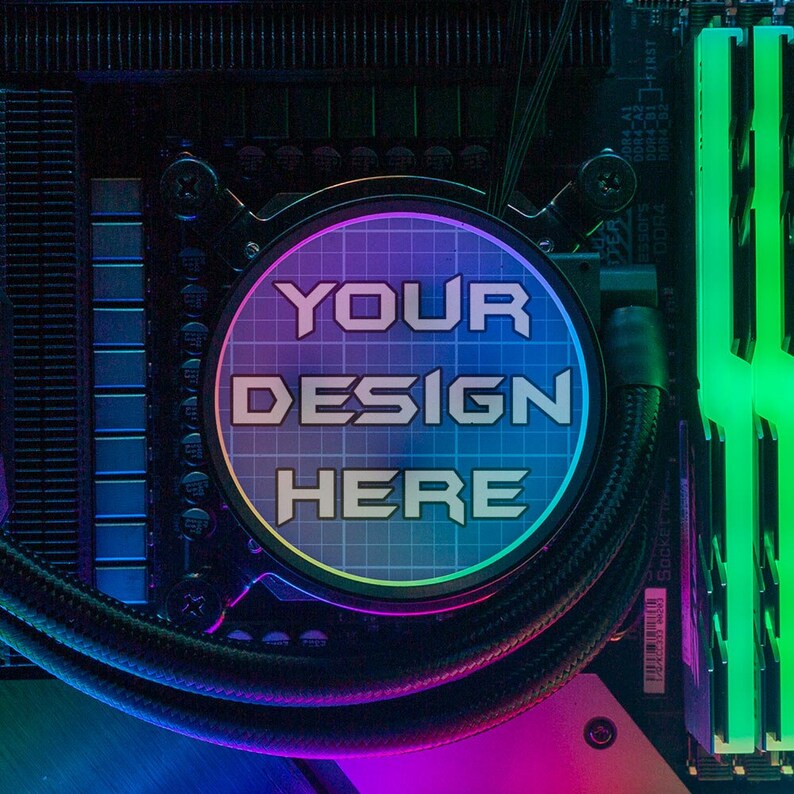 Custom AIO Cover for Cooler Master Masterliquid Mirror CM Etsy