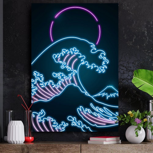 Plexi Glass Wall Art by V1tech artist Donnie Art neon Etsy