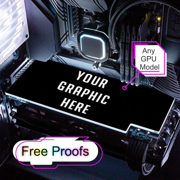 Custom Gpu Backplate Etsy