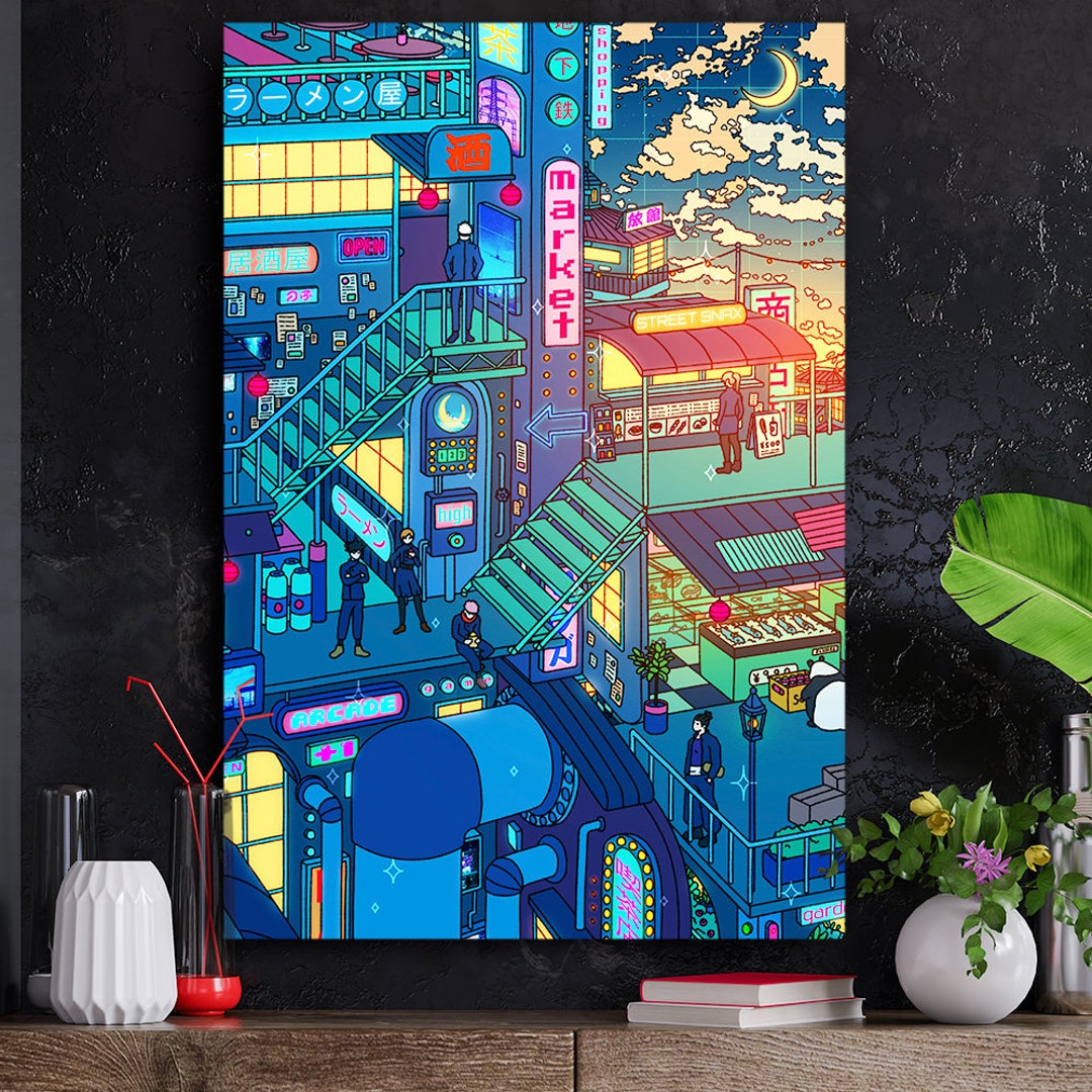 Plexi Glass Wall Art by V1tech artist Seerlight neon Etsy