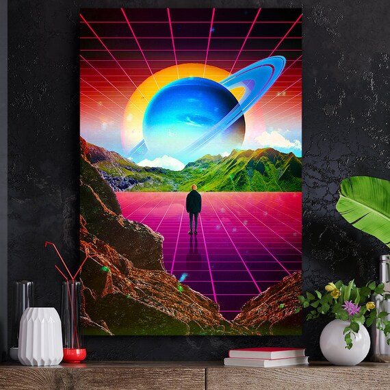 Plexi Glass Wall Art by V1tech artist Seamless lines of Etsy