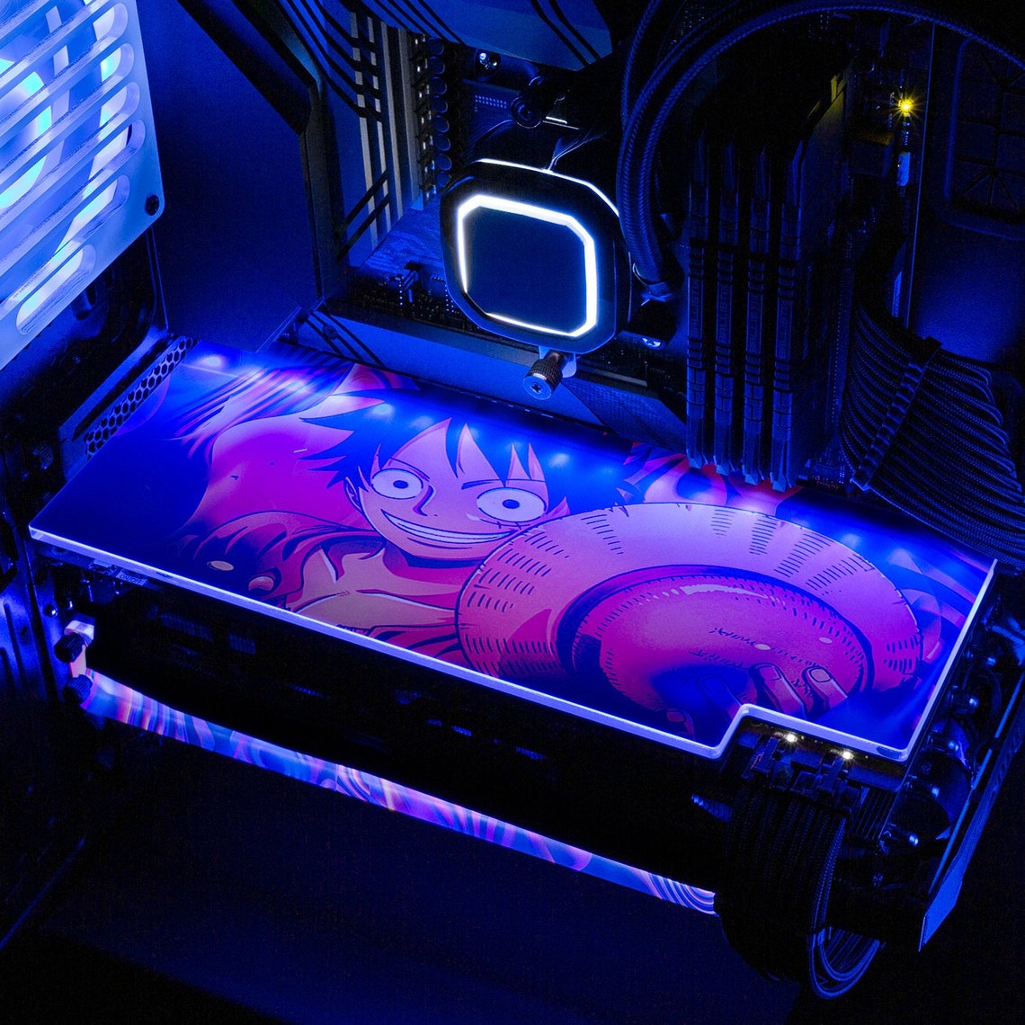 Custom RGB GPU backplate By V1tech for any GPU Model Up in Etsy