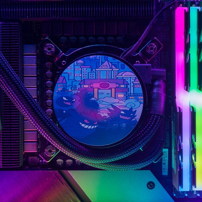 Custom AIO Cover for Cooler Master Masterliquid ML120L RGB V2 Etsy