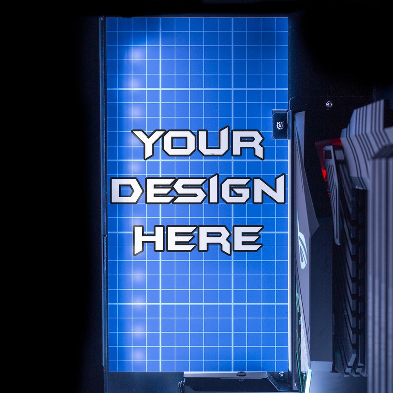 Custom Design Printed RGB panels for Lian Li PC-011 Dynamic Rear Plate 